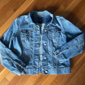 Gap mid wash denim jacket